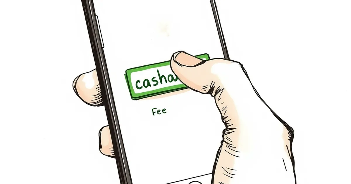 Mobile Cashout Page Hides the Network Fee Until Tap