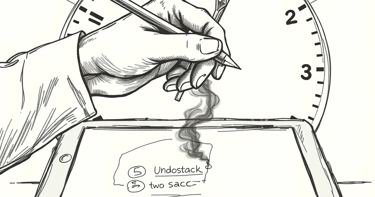 The Undo Stack Clears 5 Seconds Before You Commit