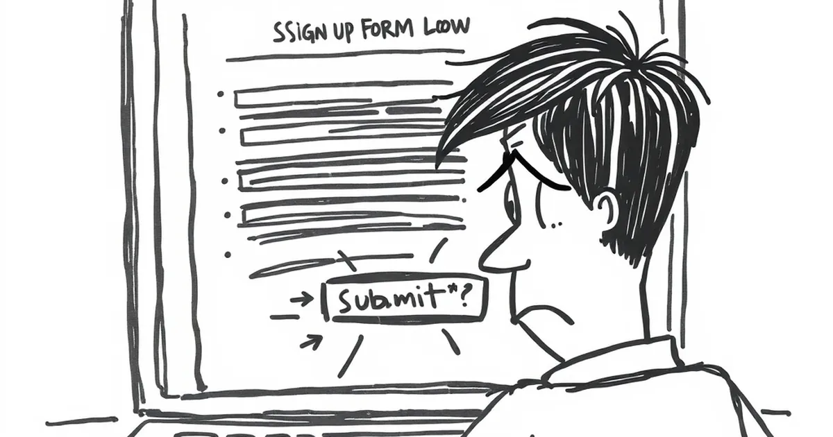 Why Your Sign-Up Form Is Chasing Away Potential Leads